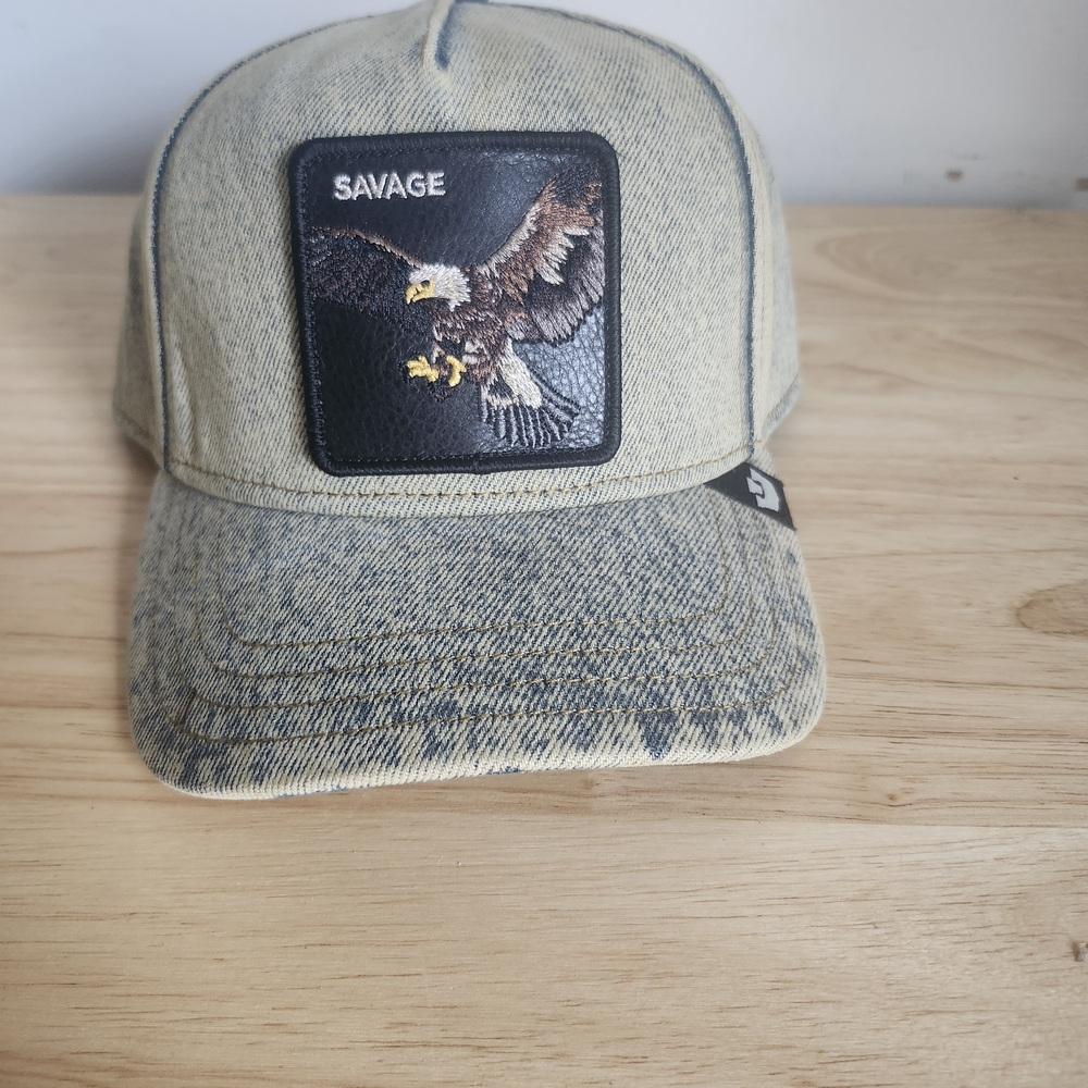Goorin Bros Tan Denim Cap
